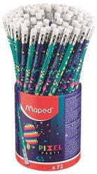 Maped háromszögletű grafitceruza radírral - Pixel Party (IMA851818)