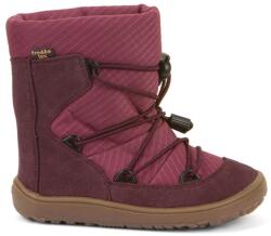 Froddo Gyerek barefoot téli cipő FRODDO TEX TRACK WOOL bordó - 38