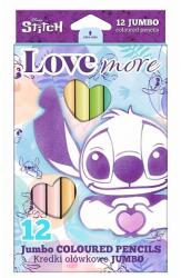 COOLPACK Stitch 12 db-os vastag színes ceruza pasztell - Love More (92030PTR)