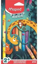 Maped vastag színes ceruza készlet 12 db-os - Jungle Fever (IMA863700)