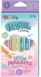COOLPACK Colorino csillámos filctoll szett 6 db-os - Pasztell (82565PTR)