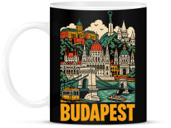 printfashion Budapest - Bögre - Fekete (18545890)