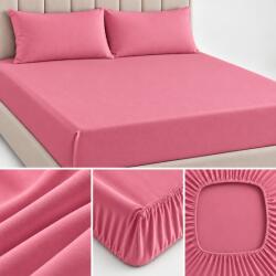 Pucioasa Husa pat din tricot cu elastic saltea 180x200, roz pudrat