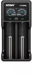 XTAR VC2SL akkutöltő 2db akkuhoz (Li-ion, Ni-Mh, Ni-Cd)+reaktiválás (XTAR-VC2-SL)