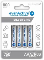 everActive Silver Line AAA (HR03) Ni-Mh akku 750mAh 1, 2V BL/4 (EVHRL03-800 4bl)