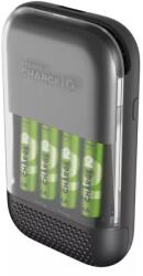 GP CHARGE 10 S491 intelligens gyorstöltő + 4xAA Recyko Charge 10 akku B56499 (B56499)
