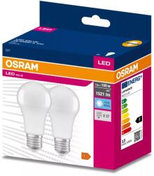 OSRAM Value LED E27 13W-4000K 1521lumen GLOBE CLASSIC A 100/2 (OSRAM-LED-E27-13W-4000K-2)