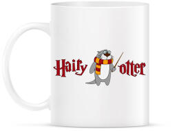printfashion Hairy otter - Bögre - Fehér (18601160)