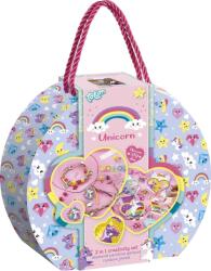 Totum Atelier creativ 2 în 1 Totum - Pictură cu diamante și brățări, Unicorni (8714274071506)