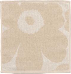 Marimekko Prosop de față Unikko 30 x 30 cm, alb-nisipiu, din bumbac și in (075928-180) Prosop