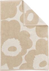 Marimekko Prosop pentru mâini Unikko 50 x 70 cm, alb-nisipiu, din bumbac și in (075926-180) Prosop