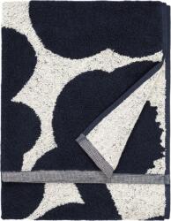 Marimekko Prosop pentru mâini Unikko 50 x 70 cm, albastru închis-alb, din bumbac și in (074030-851) Prosop