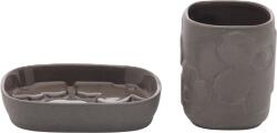Marimekko Săpuniere Unikko grafit, set 2 piese (075933-900)
