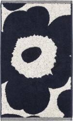 Marimekko Prosop pentru mâini Unikko 30 x 50 cm, albastru închis-alb, din bumbac și in (074031-851) Prosop