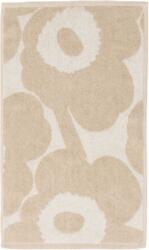 Marimekko Prosop pentru mâini Unikko 30 x 50 cm, alb-nisipiu, din bumbac și in (075927-180) Prosop