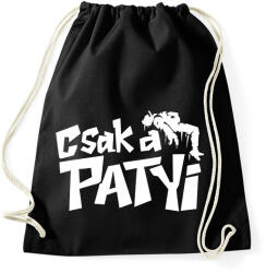printfashion Csak a patyi - Sportzsák, Tornazsák - Fekete (18609992)