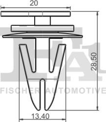 FA1 10-40092.10 - Clips, acoperire decorativa si protectie - FA1-10-40092.10 (FA1104009210)