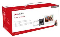 Hikvision Kit videointerfonie IP, post ext. si rama aluminiu - DS-KIS704EY/aluminum (DS-KIS704EY/Aluminum)