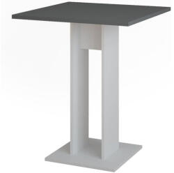 Vicco Repose étkezőasztal, 2 személyes, fehér-antracit, 65 cm