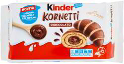 Ferrero Kinder Kornetti cu cremă de ciocolată 6 bucăți 270g