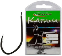Maver Katana fekete nikkelezett 12-es lapkás horog