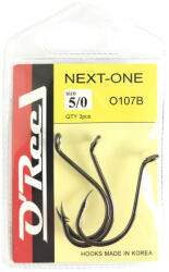  Oreel Next-one Oct-r BN 4-0 4/0-s fekete nikkel harcsázó horog 4 db/csomag