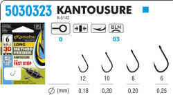 Kamatsu method feeder long kantousure fast stop 10-es előkötött horog
