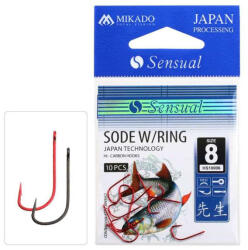 Mikado Sensual Sode W Ring Keszegező 14-es füles szakállas horog