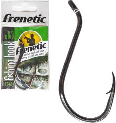 Frenetic FS601 extra erős fekete nikkel harcsás 5/0-s harcsázó horog 5 db/csomag