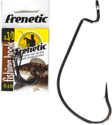 Frenetic FS610 fekete nikkel drop shot offset 2/0-s offset horog 5 db/csomag