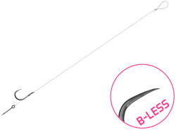 Delphin FLR Sting 8 cm 0, 22 mm Sting 5 mm 10-es szakáll nélküli előkötött horog 6 db/csomag
