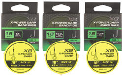 Matrix X8 X-Power Carp 14-es 0, 23 mm 45 cm csaligyűrűs előkötött horog