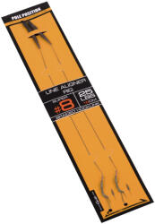 SPRO Str Line Aligner 8-as 18 cm fekete szakállas előkötött horog 2 db/csomag