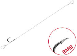 Delphin FLR Loop 12 cm 0, 22 mm 6-os szakállas előkötött horog 6 db/csomag