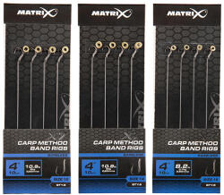 Matrix X7 Carp Method 14-es 0, 23 mm 10 cm csaligyűrűs előkötött horog