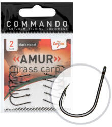 Carp Zoom Amur 1/0-s füles szakállas horog 10 db/csomag