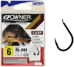 Owner Hooks pontyozó RL-044-6/0, 20 6/0-s előkötött horog