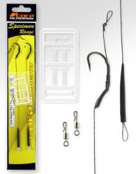 Carp Academy Line Aliger 6-os 25 cm fekete szakállas előkötött horog 2 db/csomag