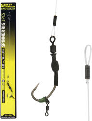 Carp Academy Spinner Curved Shank 2-es 14 cm fekete szakállas előkötött horog 1 db/csomag