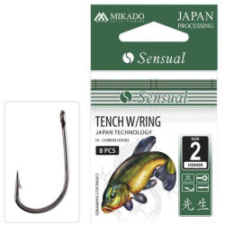 Mikado Sensual Tench W Ring Keszegező 8-as füles szakállas horog