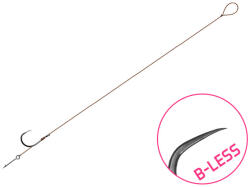 Delphin Proxi Sting 12 cm 0, 1 mm Sting 5 mm 12-es szakáll nélküli előkötött horog 6 db/csomag