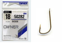 Owner Hooks Sode 50282 16-os lapkás szakállas horog