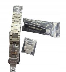 Jordan Kerr Eredeti Kospet acél karkötő 22mm ezüst Tank (srebrna bransoleta stalowa 2,2 cm)