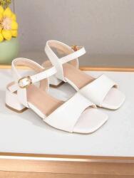 Shein Fehér Magassarkú Szandál S06__38 - allegro - 4 115 Ft