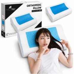 Malatec Ortopédiai párna Malatec memory habbal és hűsítő géllel XXL fehér (00024238)