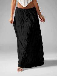 Missguided Fekete Maxi Szoknya S09__XS