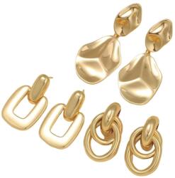 Shein Arany Fülbevaló 3-PACK S07 - allegro - 1 495 Ft
