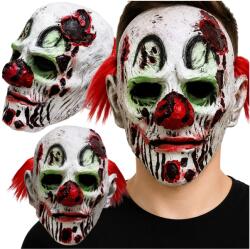 MEMFLOW Halloween Maszk Véres Latex Bohóc Halloween Rémisztő Terrier (MASKA LATEKSOWA NA HALLOWEEN KLAUN MEMFLOW)