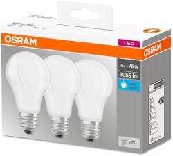 OSRAM Led izzó E27 10W 75W 1055lm 4000K 3PAK (OSRLED4250)