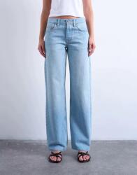Topshop Kék Farmer Nadrág Zsebekkel B23__W28/L32/M